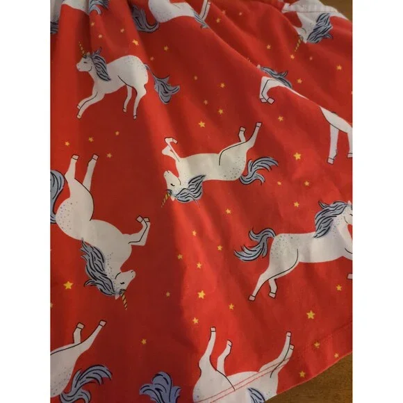 Hanna Andersson Girls unicorn all over print Skater dress with Pockets size 4. - Picture 3 of 6